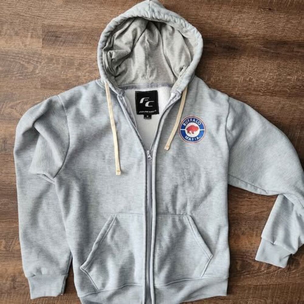 Womens M Buffalo Bills Mafia zip hoodie